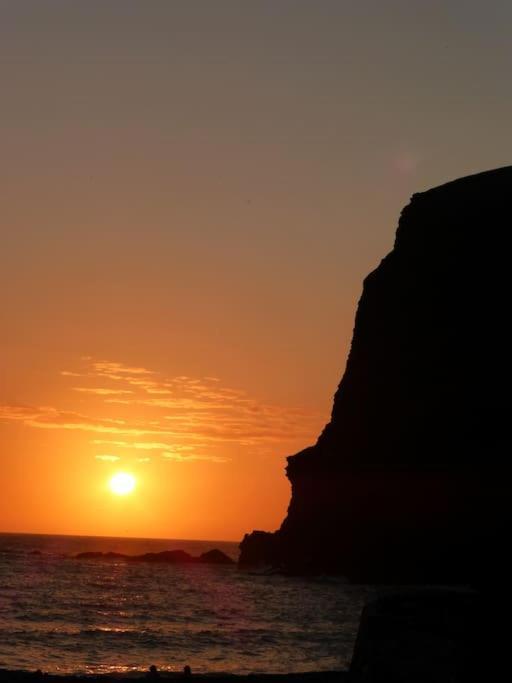 Kallowen Cottage At Crackington Haven, Near Bude And Boscastle, Cornwall מראה חיצוני תמונה