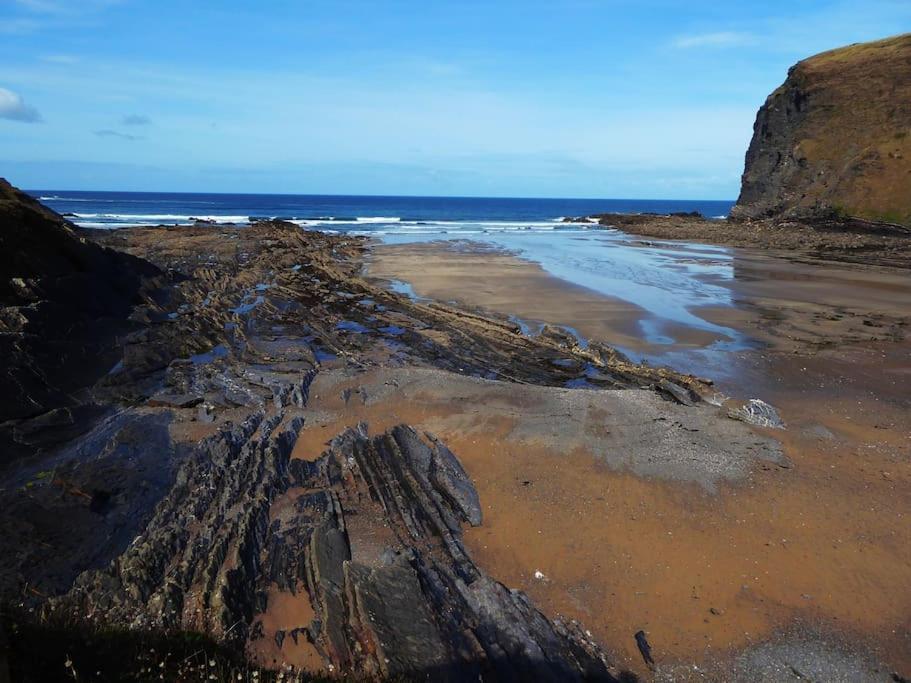 Kallowen Cottage At Crackington Haven, Near Bude And Boscastle, Cornwall מראה חיצוני תמונה